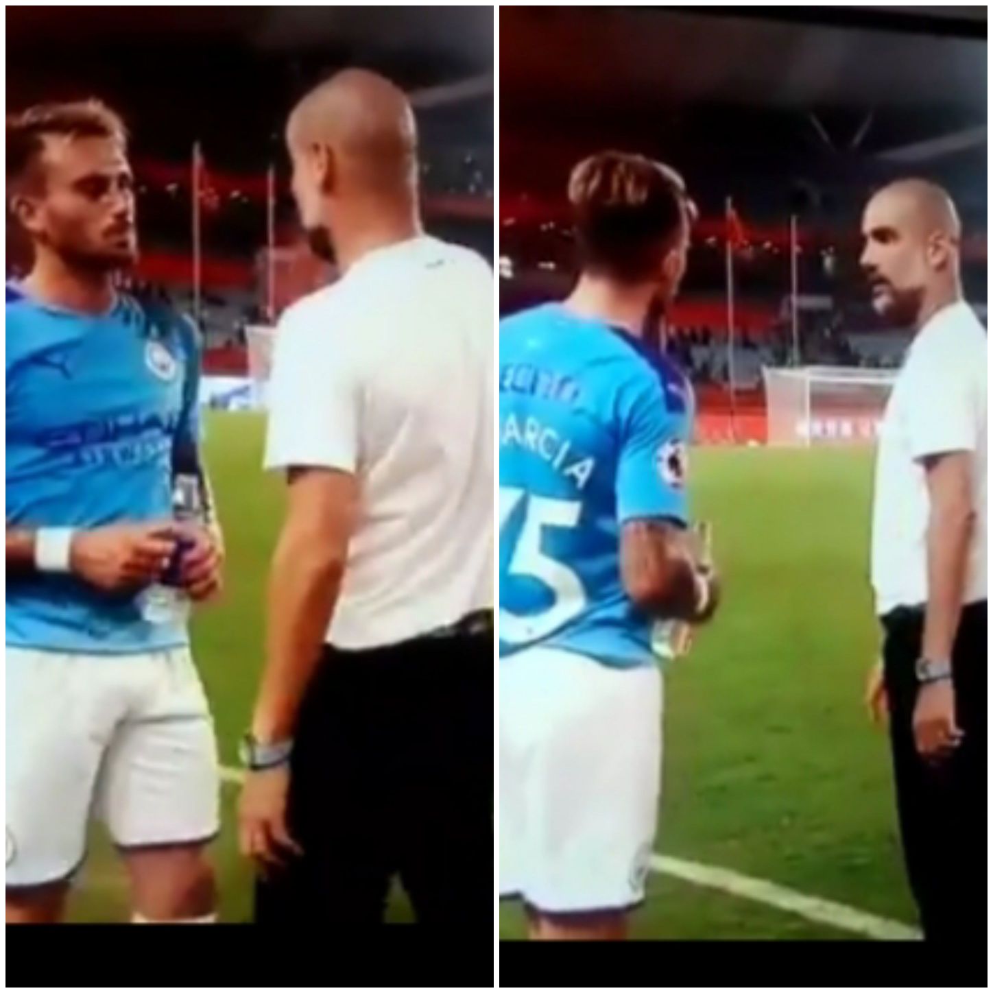 Pep Guardiola Gives Advice Post-Match Coaching Lesson To  Garcia