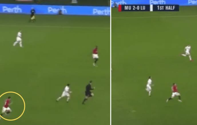   New boy Daniel James Ran From Box-To-Box In Just A Few Seconds