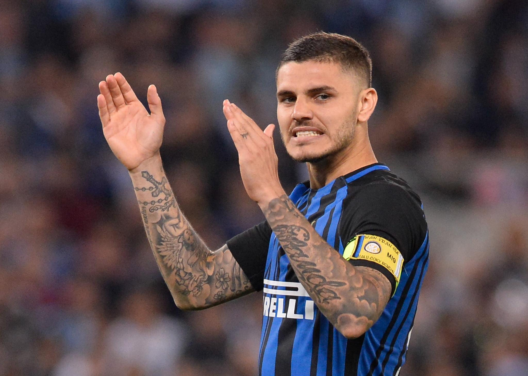 inflammation of the right knee for Mauro Icardi