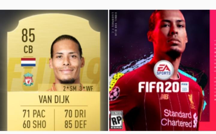 Van Dijk Thinks He Should Be The Highest Rated Premier League  On FIFA 20