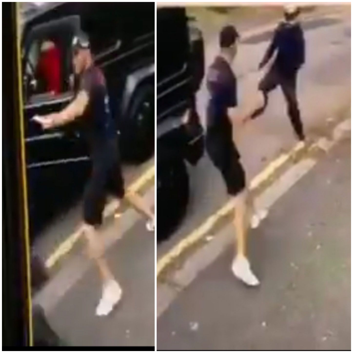 Footage Emerges Of  Kolasinac Fending Off Armed Thieves Who Tried To Hijack  Ozil Car